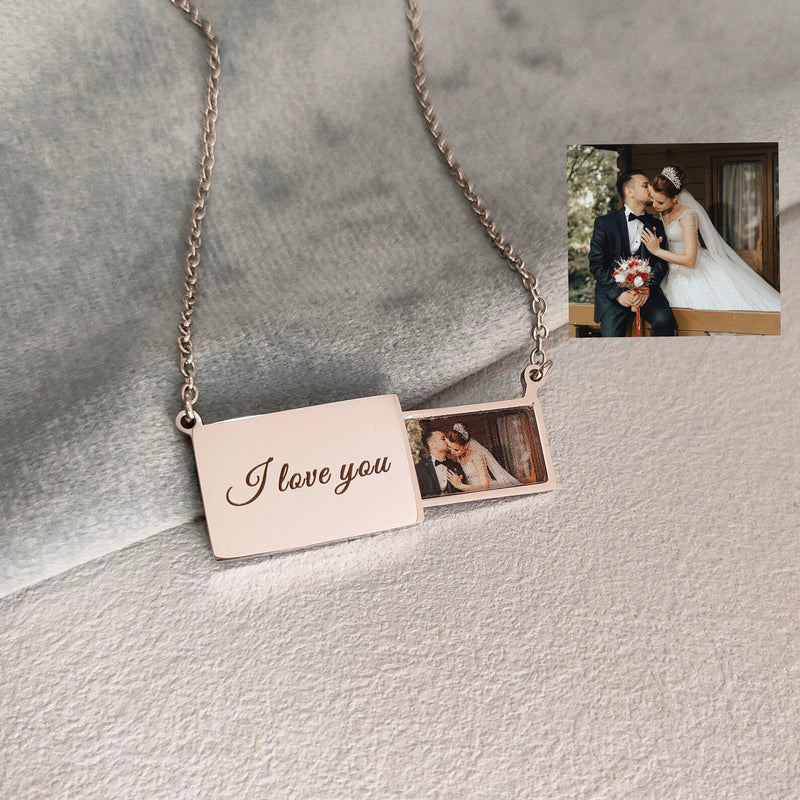 Secret Photo Envelope Necklace