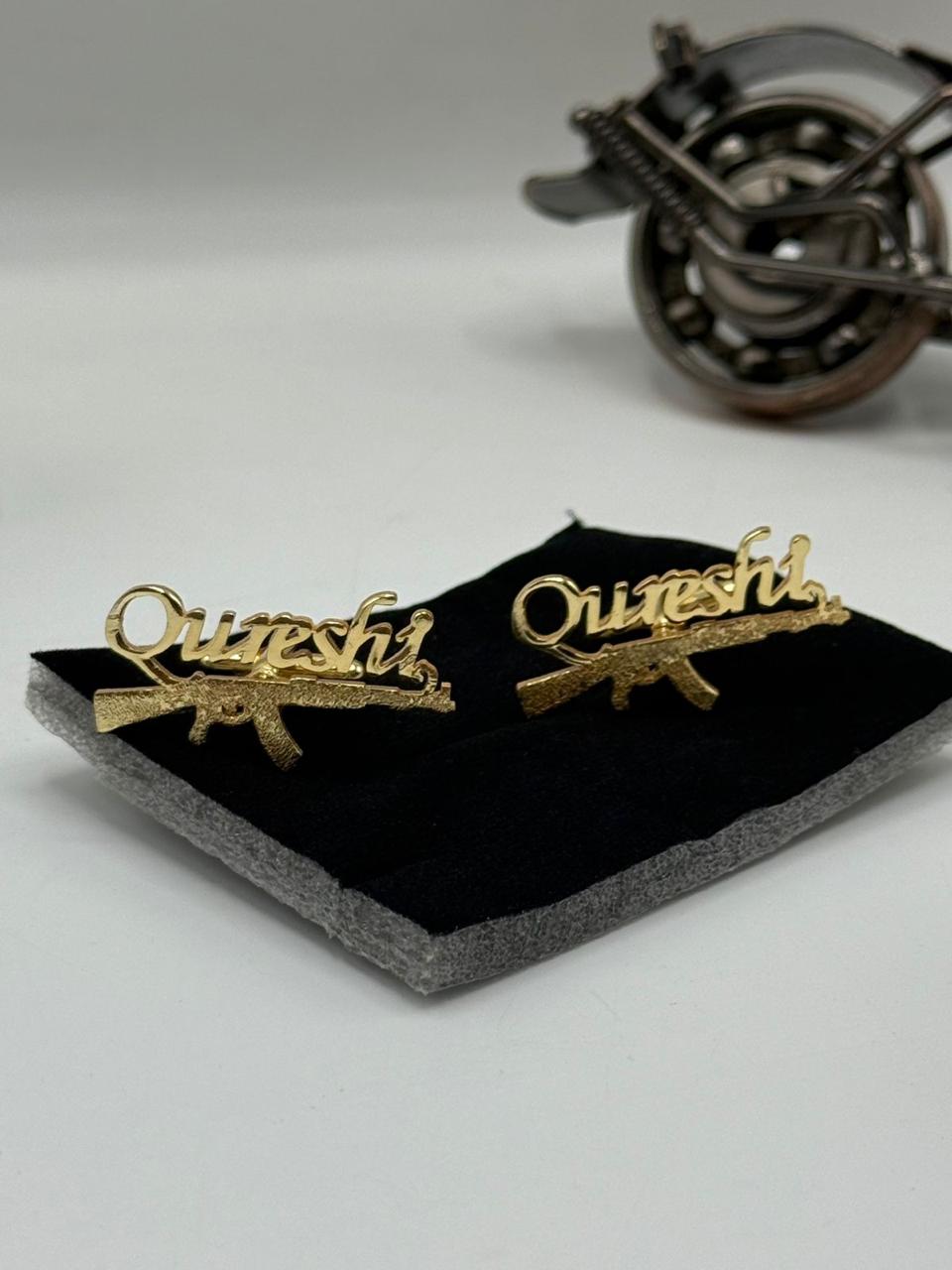 AK47 Name Cufflinks