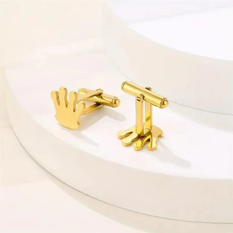 Custom Crown Engrave Cufflinks