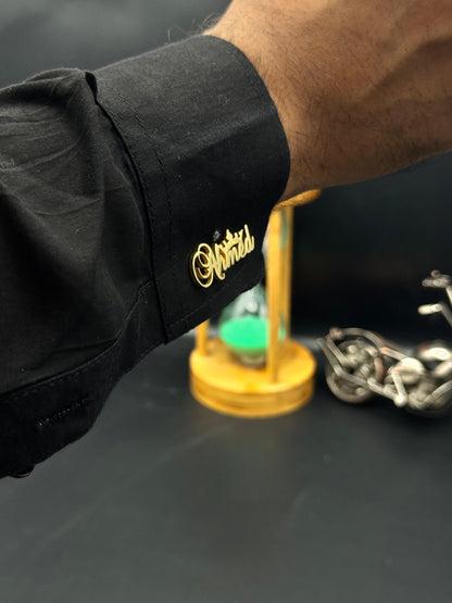 Customize Name Cufflinks With Crown