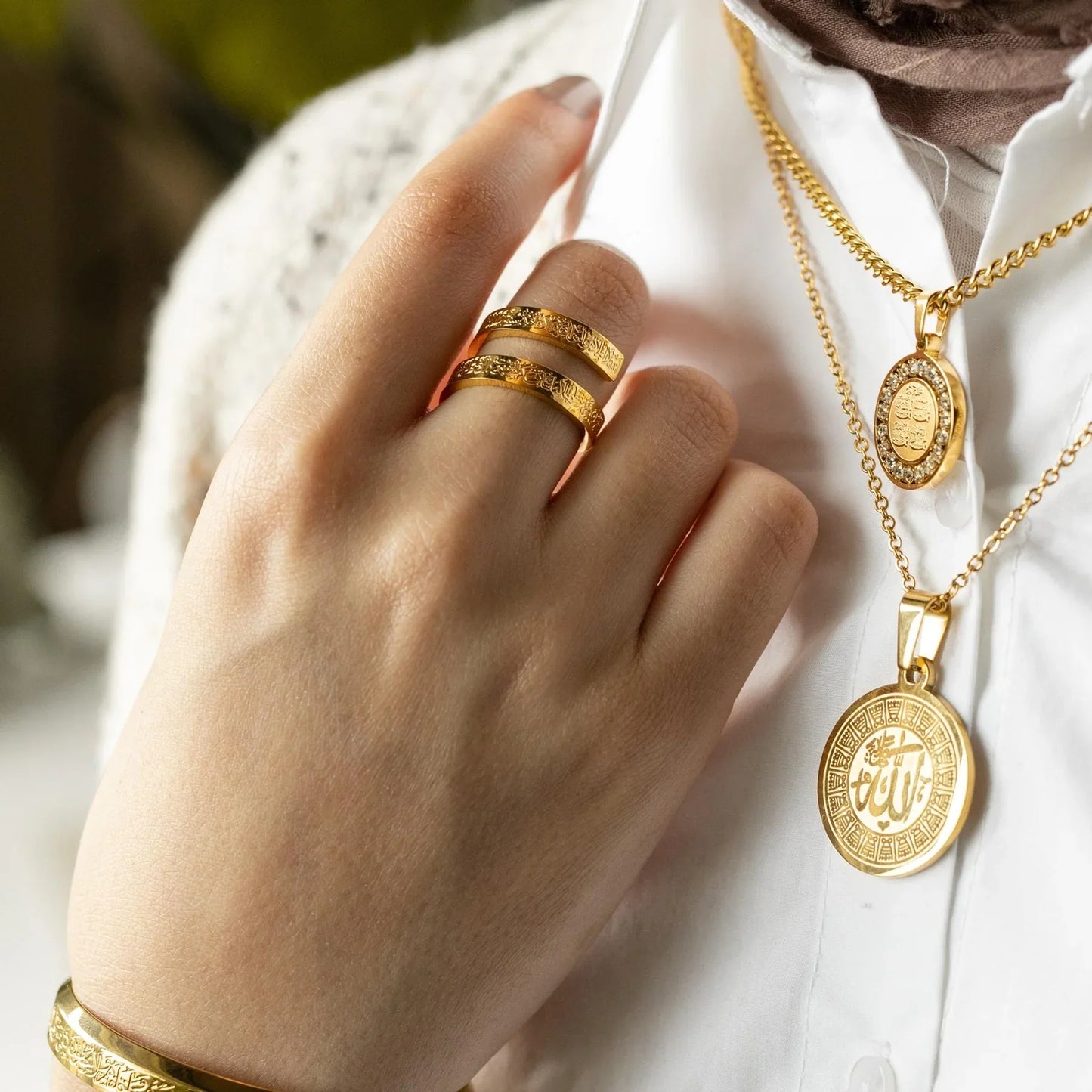 Ayatul Kursi Spiral Ring