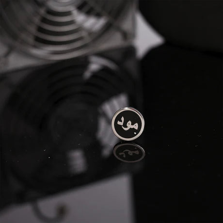 Calligraphic Urdu Name Stone Cufflinks