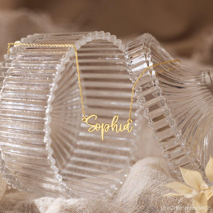 Custom Name Necklace, Dainty Name Necklace