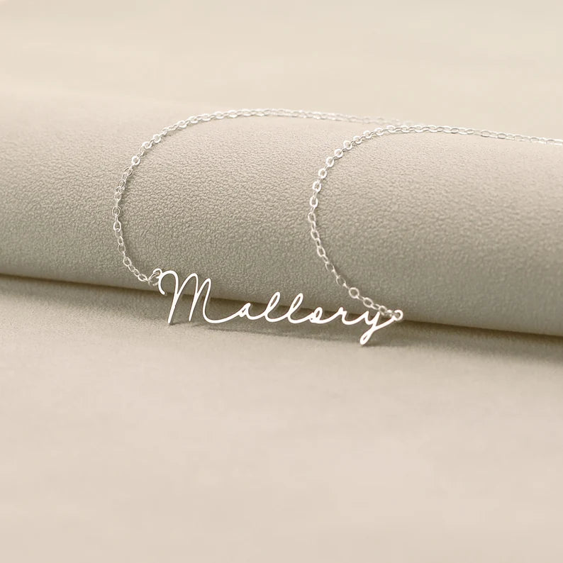 Customized Minimalist Name Necklace