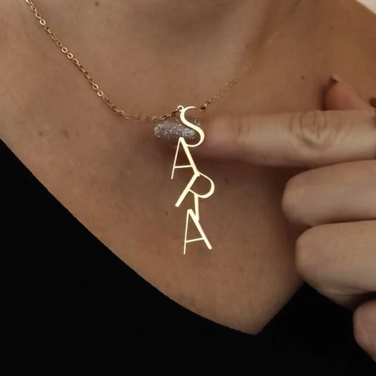 Dangle Calligraphy Name Necklace
