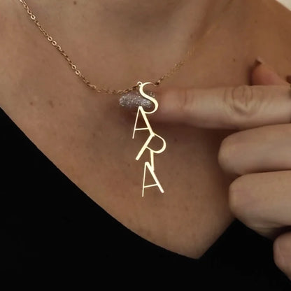 Dangle Calligraphy Name Necklace
