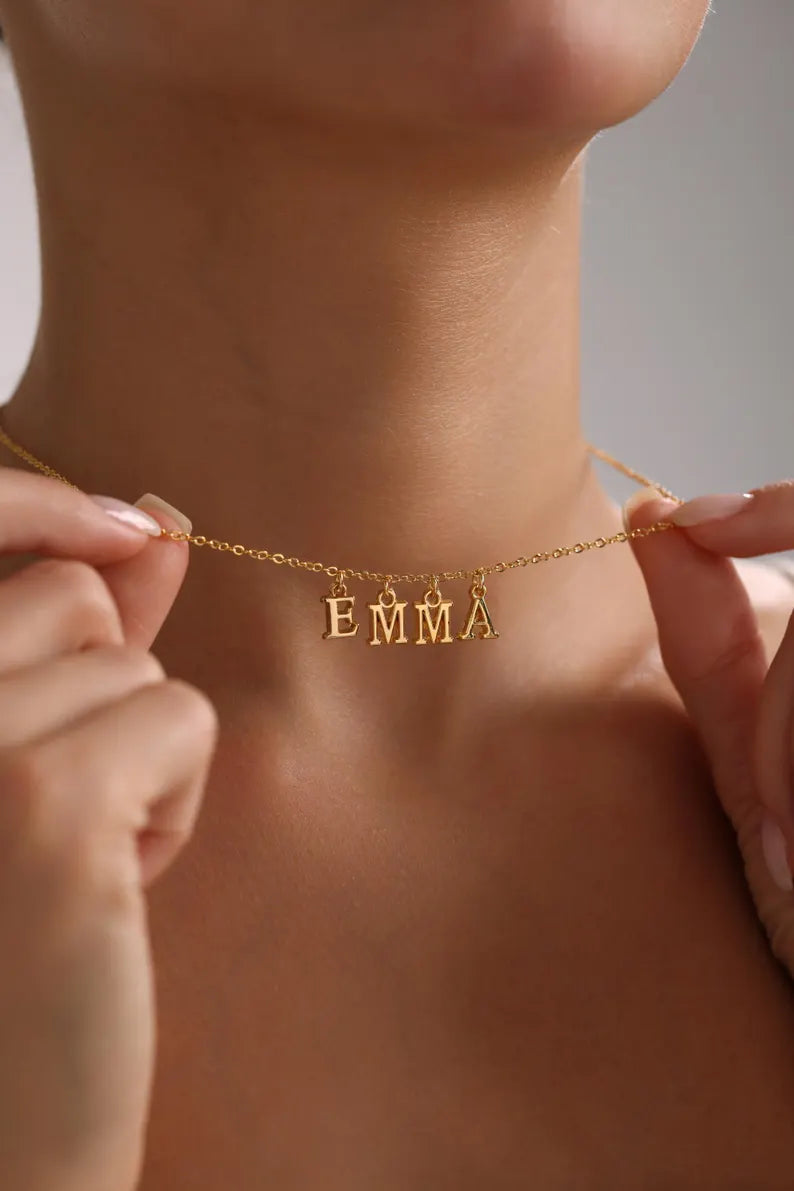 Initial Alphabate Necklace,
