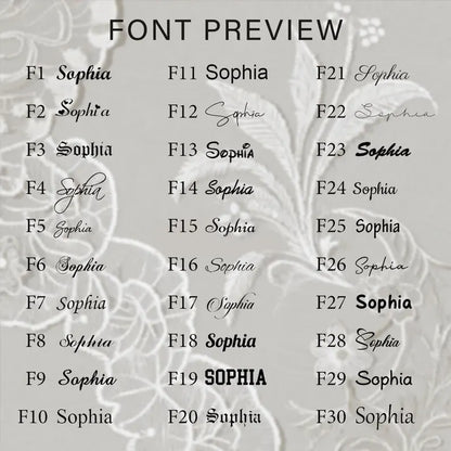 Personalized Christmas Name Necklace