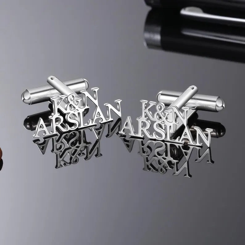 Custom Cufflinks with Name