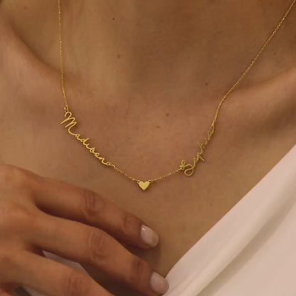 Custom Lariat Initial  Name Necklace